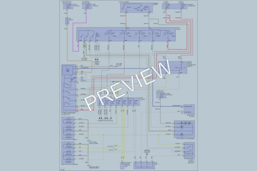 2002 Porsche Boxster Headlights wiring diagram preview