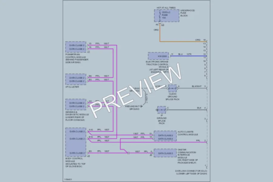2002 Saturn L100 Computer Data Lines wiring diagram preview
