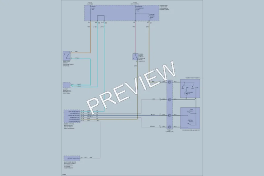 2002 Saturn L300 Cruise Control wiring diagram preview