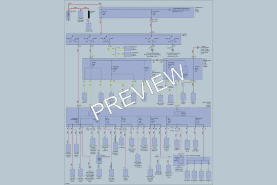 2002 Saturn L300 Power Distribution wiring diagram preview