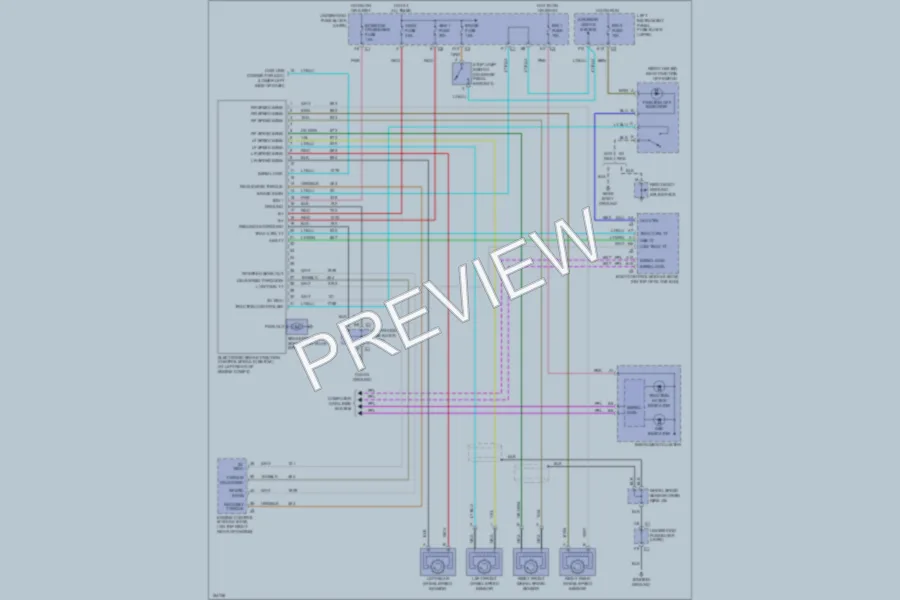 2002 Saturn LW300 Anti Lock Brakes wiring diagram preview