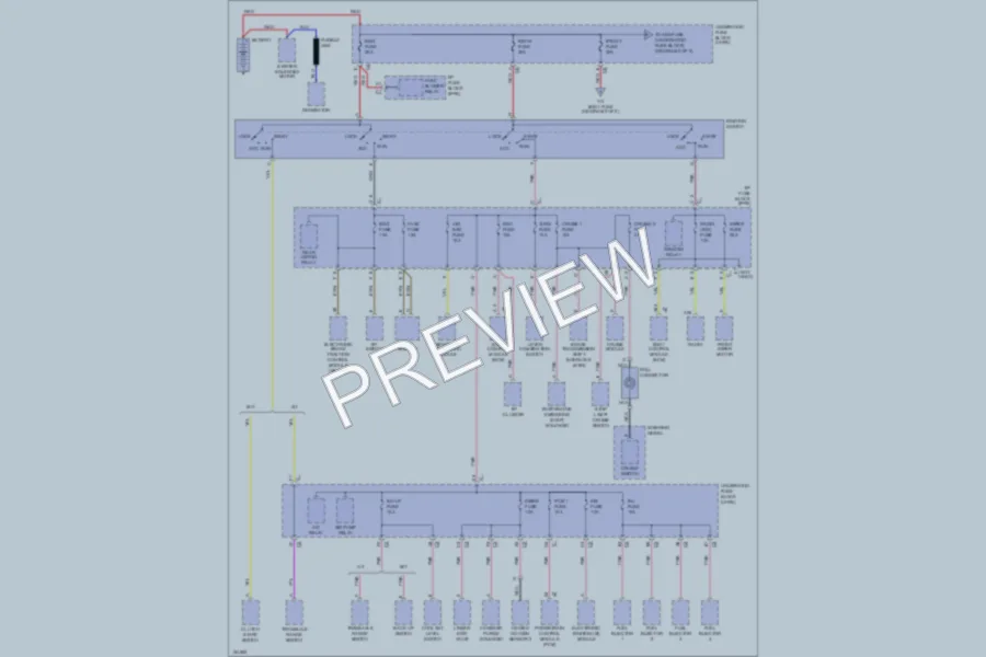 2002 Saturn SC2 Power Distribution wiring diagram preview