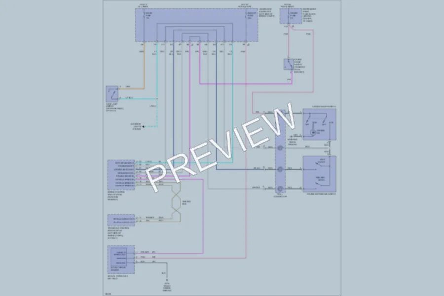 2002 Saturn VUE Cruise Control wiring diagram preview
