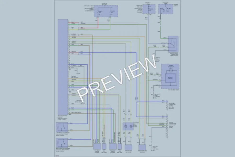2002 Subaru Forester Supplemental Restraints wiring diagram preview