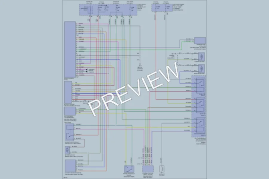 2002 Subaru Legacy Air Conditioning wiring diagram preview