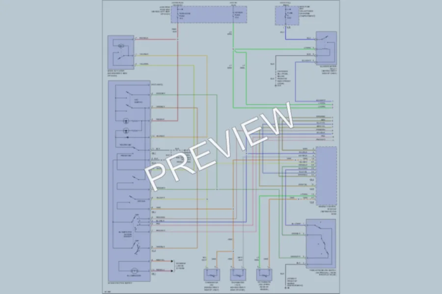 2002 Suzuki Aerio Air Conditioning wiring diagram preview