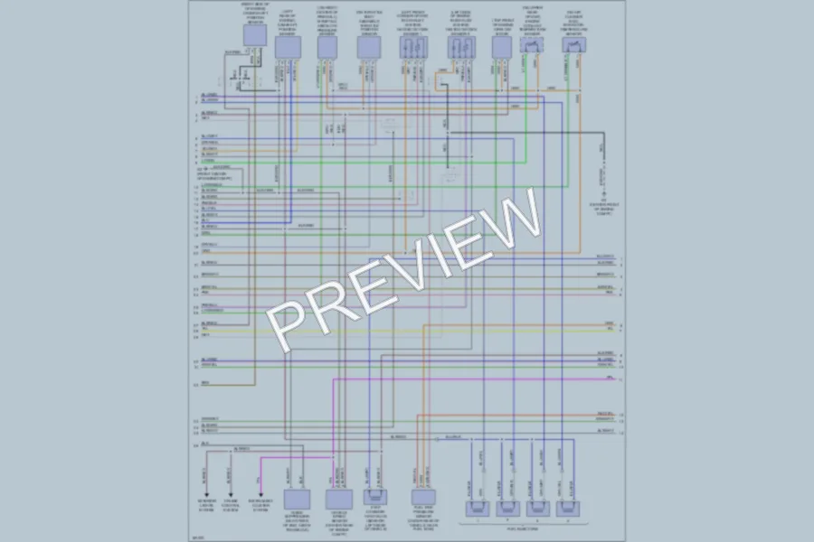 2002 Suzuki Aerio Engine Performance wiring diagram preview