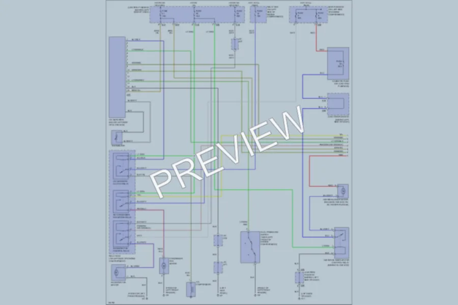 2002 Suzuki Esteem Air Conditioning wiring diagram preview