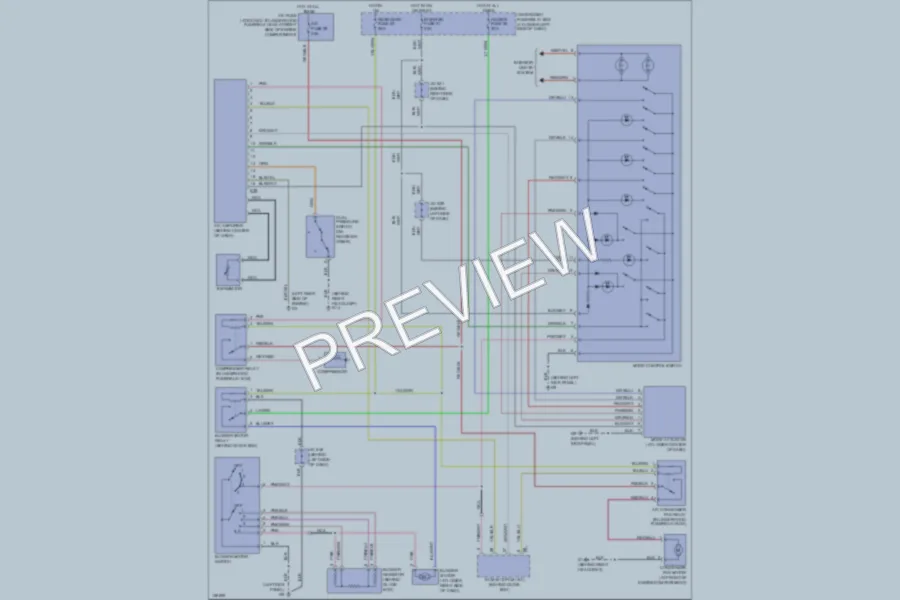2002 Suzuki GrandVitara Air Conditioning wiring diagram preview