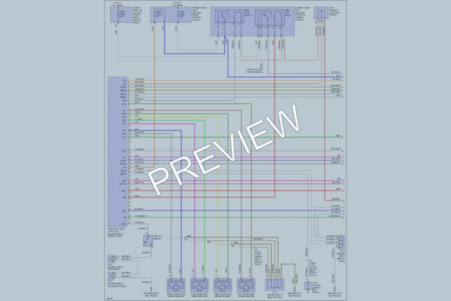 2002 Toyota Avalon Anti Lock Brakes wiring diagram preview