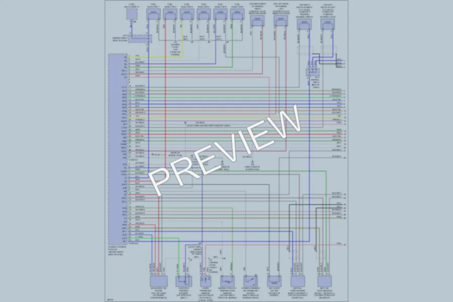 2002 Toyota Avalon Engine Performance wiring diagram preview