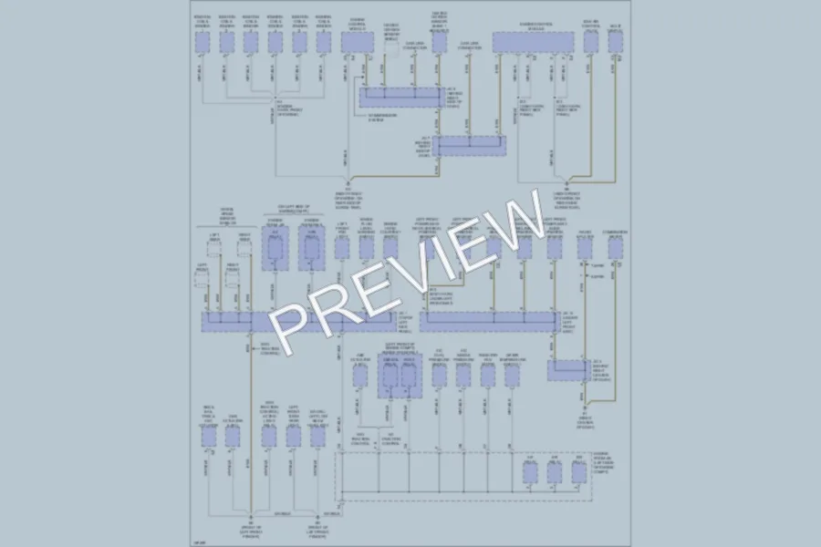 2002 Toyota Avalon Ground Distribution wiring diagram preview