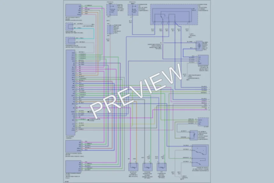 2002 Toyota Camry Air Conditioning wiring diagram preview