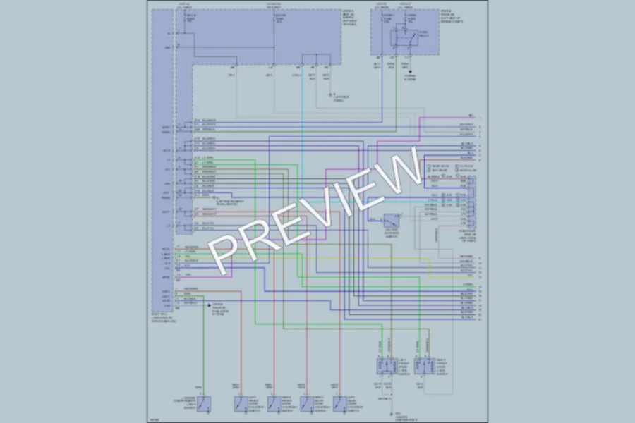 2002 Toyota Camry Anti Theft wiring diagram preview