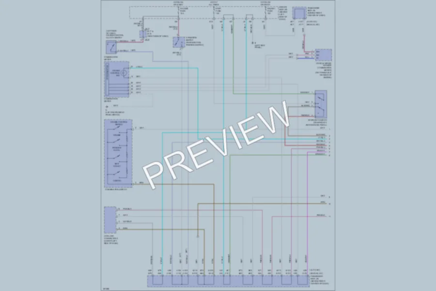2002 Toyota Camry Cruise Control wiring diagram preview