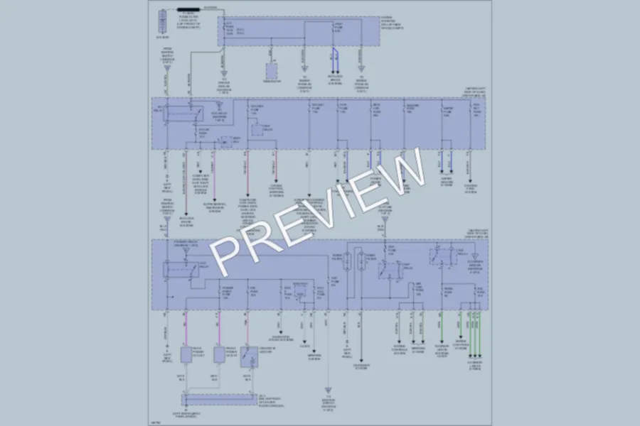 2002 Toyota Camry Power Distribution wiring diagram preview