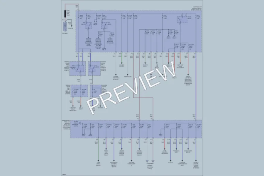 2002 Toyota Celica Power Distribution wiring diagram preview