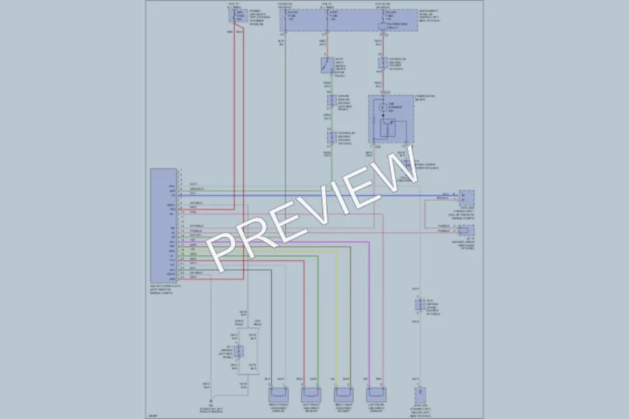 2002 Toyota Corolla Anti Lock Brakes wiring diagram preview