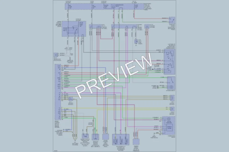 2002 Toyota Corolla Transmission wiring diagram preview
