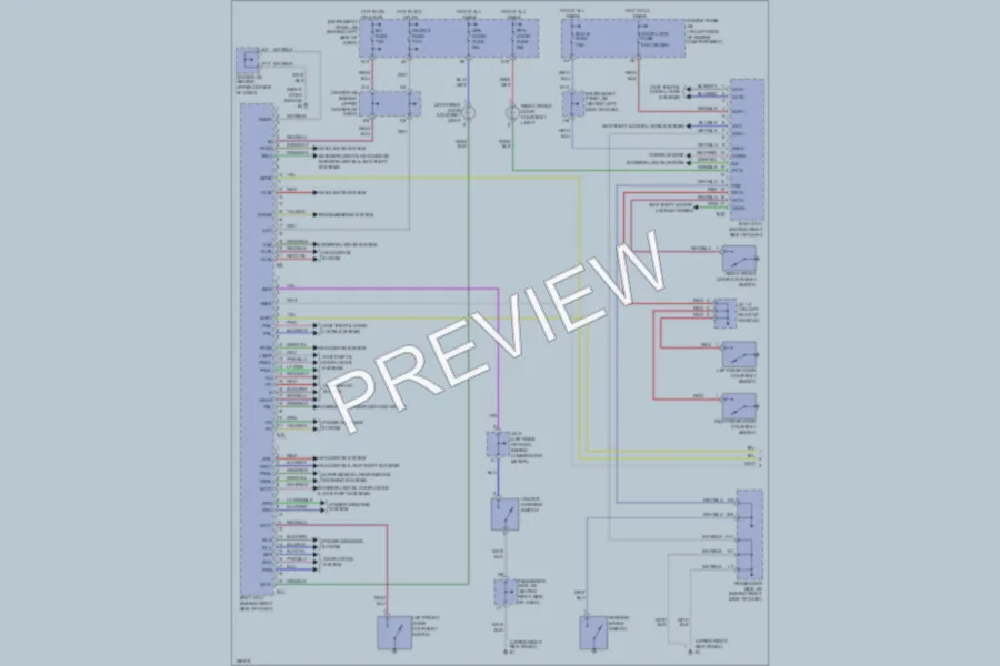 2002 Toyota Highlander Body Control Modules wiring diagram preview