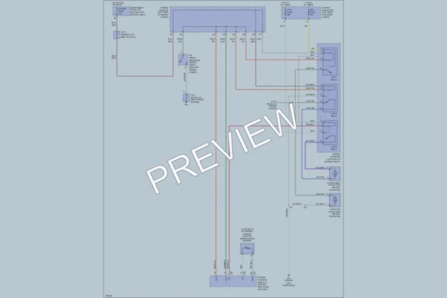 2002 Toyota Highlander Cooling Fan wiring diagram preview