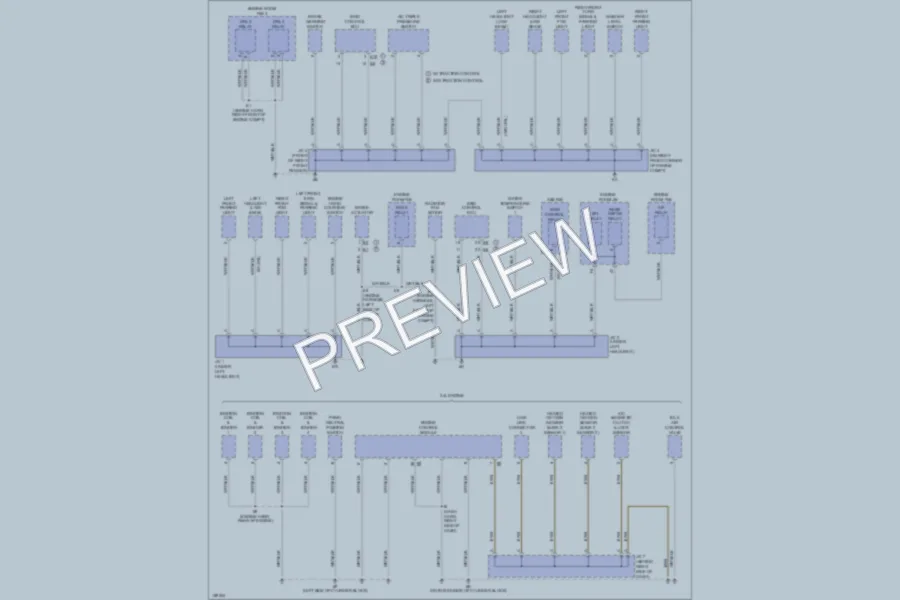 2002 Toyota Highlander Ground Distribution wiring diagram preview