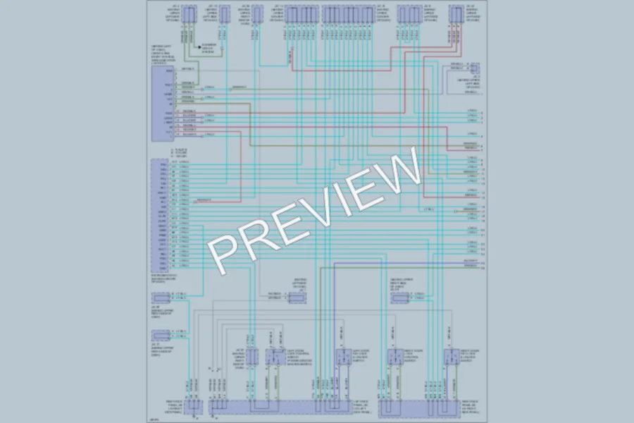 2002 Toyota LandCruiser Anti Theft wiring diagram preview