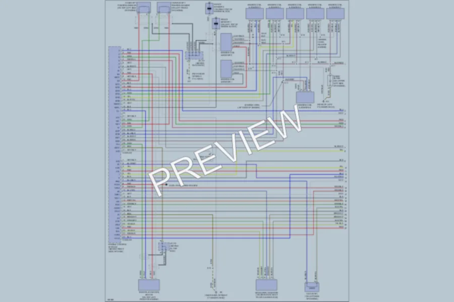 2002 Toyota LandCruiser Engine Performance wiring diagram preview