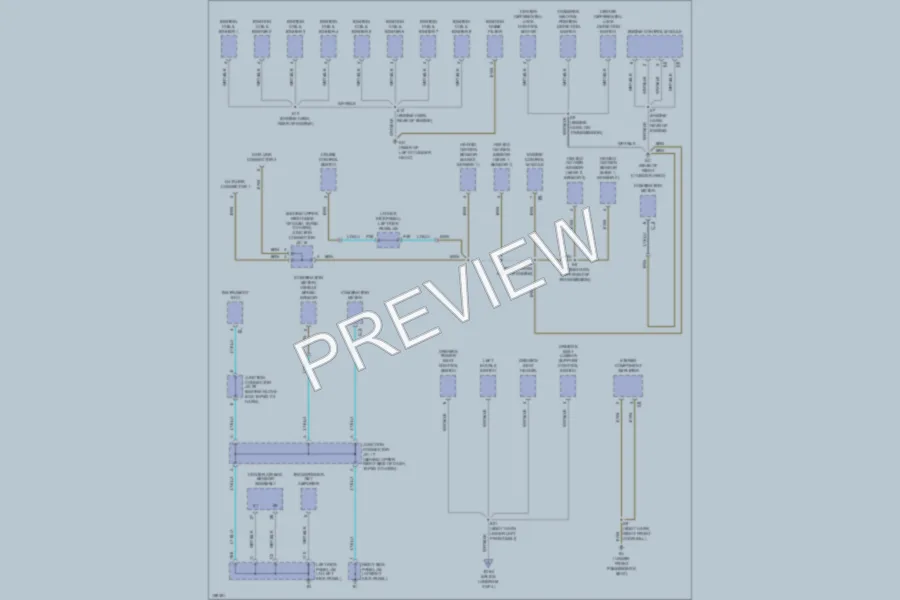 2002 Toyota LandCruiser Ground Distribution wiring diagram preview