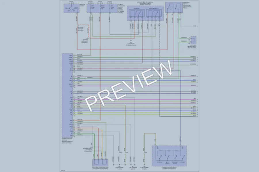 2002 Toyota MR2Spyder Cruise Control wiring diagram preview