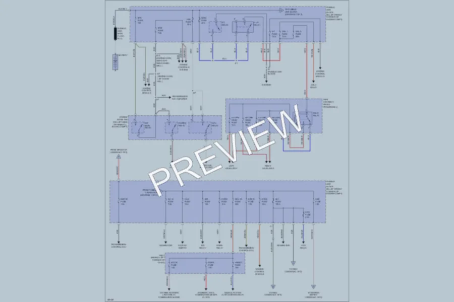 2002 Toyota MR2Spyder Power Distribution wiring diagram preview