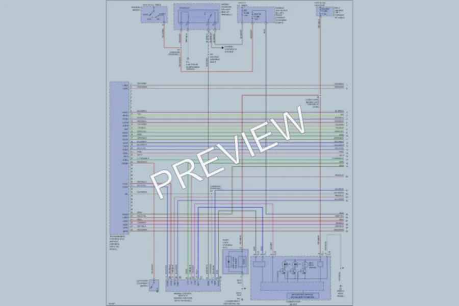 2002 Toyota MR2Spyder Transmission wiring diagram preview