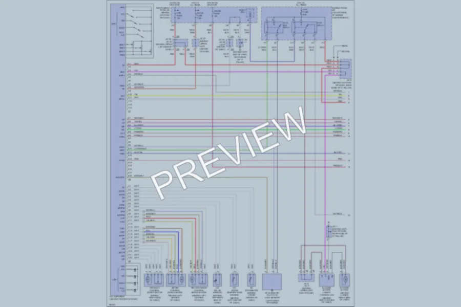 2002 Toyota Prius Air Conditioning wiring diagram preview