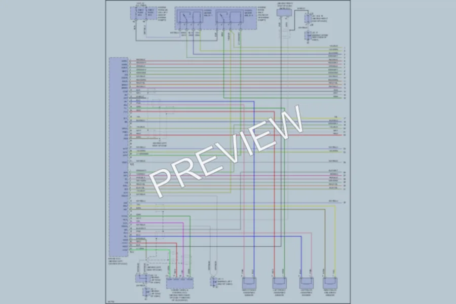2002 Toyota Prius Anti Lock Brakes wiring diagram preview