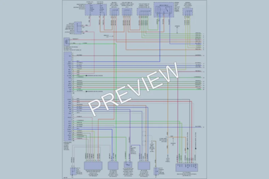 2002 Toyota Sequoia Air Conditioning wiring diagram preview