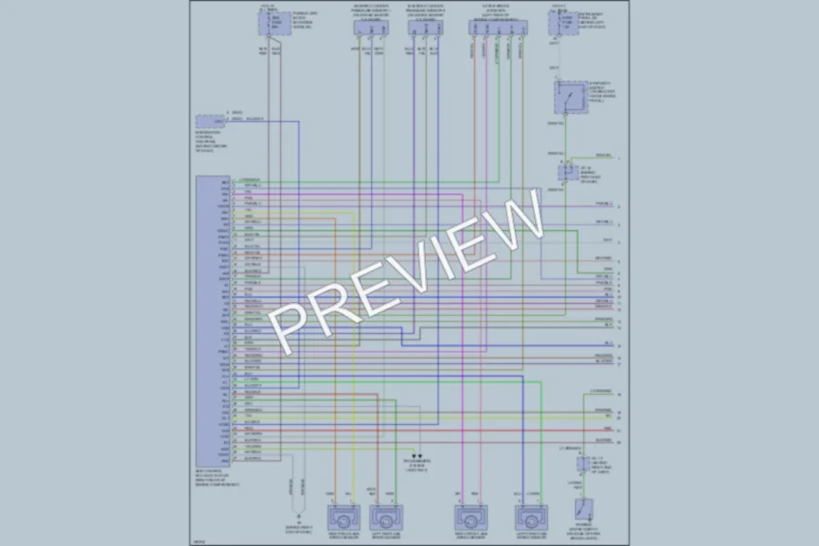 2002 Toyota Sequoia Anti Lock Brakes wiring diagram preview