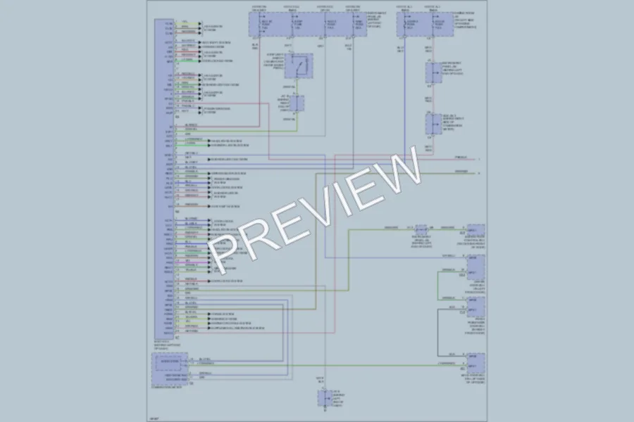 2002 Toyota Sequoia Body Computer wiring diagram preview