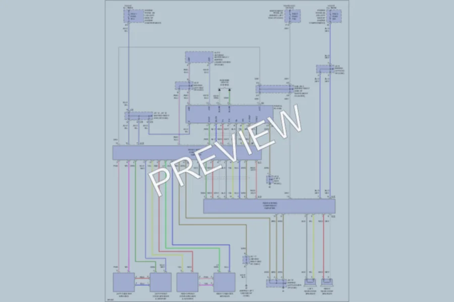 2002 Toyota Sequoia Radio wiring diagram preview