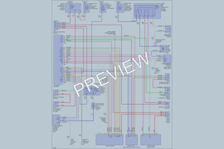 2002 Toyota Sienna Air Conditioning wiring diagram preview