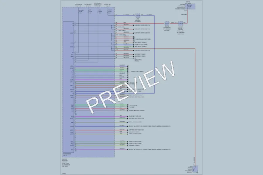 2002 Toyota Sienna Body Computer wiring diagram preview
