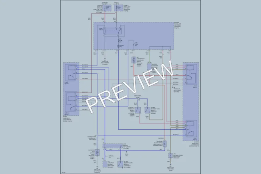 2002 Toyota Sienna Cooling Fan wiring diagram preview