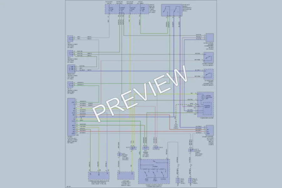 2002 Toyota Tundra Cruise Control wiring diagram preview