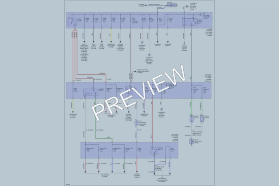 2002 Toyota Tundra Power Distribution wiring diagram preview