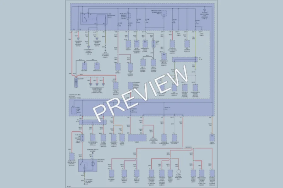 2002 Volkswagen Cabrio Power Distribution wiring diagram preview