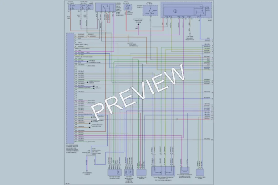 2002 Volkswagen Golf Engine Performance wiring diagram preview