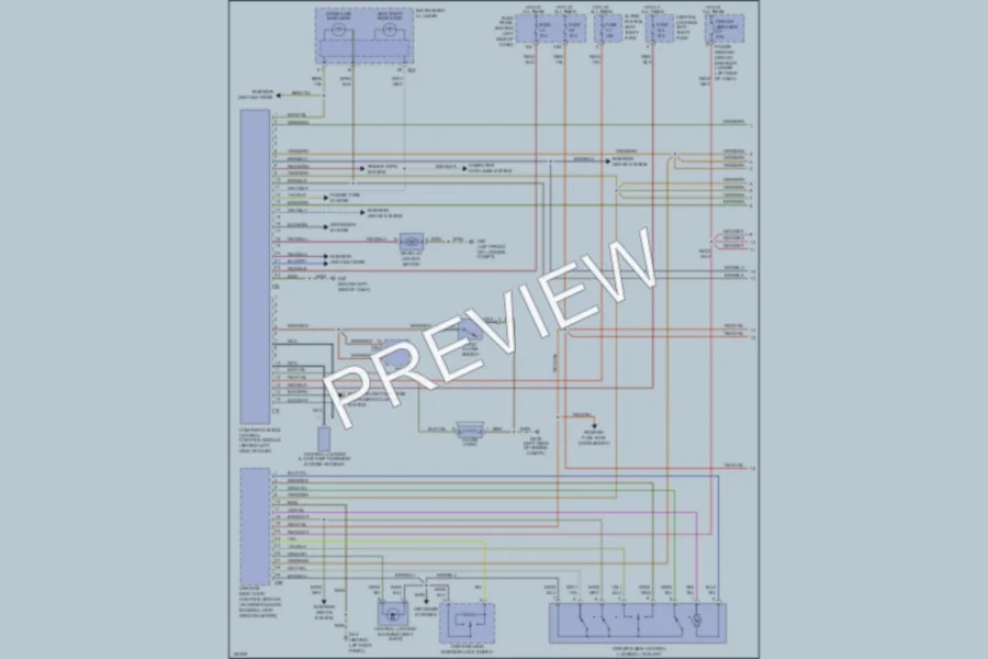 2002 Volkswagen Jetta Anti Theft wiring diagram preview