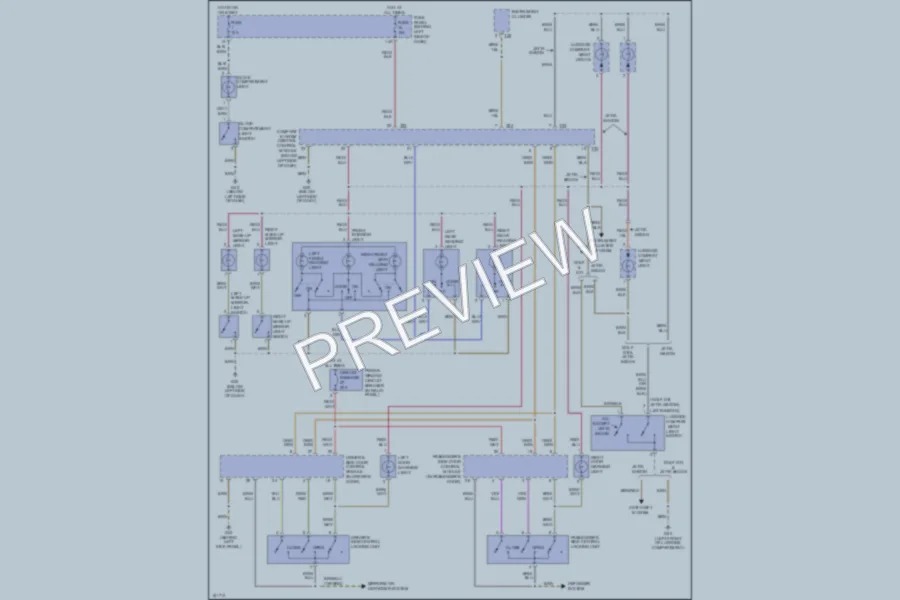 2002 Volkswagen Jetta Interior Lights wiring diagram preview