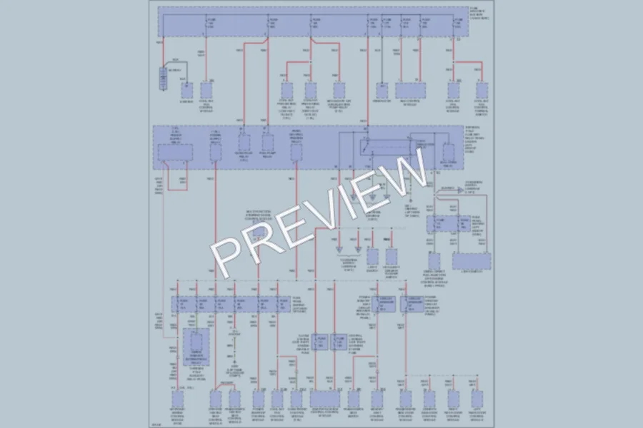 2002 Volkswagen Jetta Power Distribution wiring diagram preview