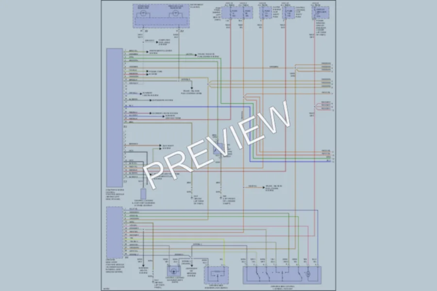2002 Volkswagen Jetta Power Door Locks wiring diagram preview