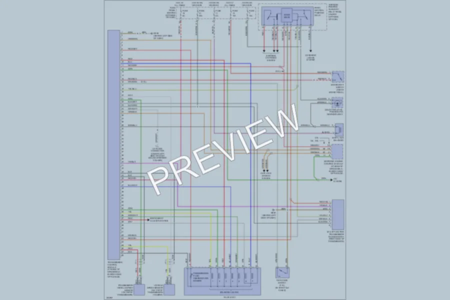 2002 Volkswagen Jetta Transmission wiring diagram preview